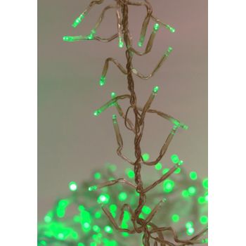 Guirnaldas Luces 8 Modos Exterior  Decoración Para Navidad  Multicolores 360 Led 3.5m Verde