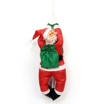 Papá Noel En Escalera Santa Adorno Colgante Para Árboles De Navidad Decoración Navidad 60cm Santa*1 Cuerda