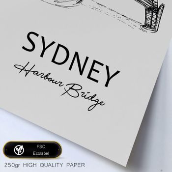 Set De 6 Láminas De Australia Pósters Con Ilustraciones En Estilo Nórdico De Mapas Y Monumentos Para Tu Hogar Negocio Oficina Tamaños A4 Y A3  Nacnic