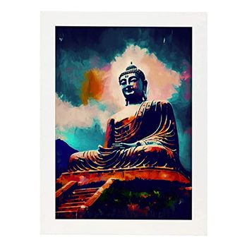 Tian Tan Buddha Lantau Island Hong Kong Pintura Al Óleo Estampados De Arte De Pared Estético Para El Diseño De Dormitorio O Sala De Estar Nacnic