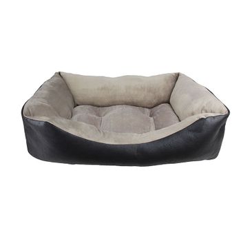 Cuna Para Perros Pequeña 52x42x20 Cm Negro Acomoda Textil.