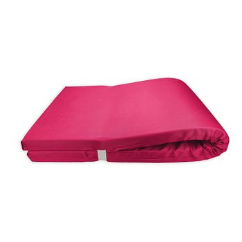 Colchón Para Tumbona Impermeable 180x60x6 Cm Fucsia Acomoda Textil.