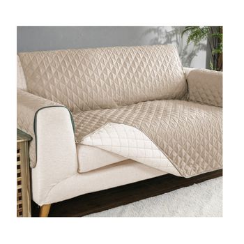 Funda De Sofa Elástica Adaptable Orion, 4 Plazas - 210 - 240 Cm. Crudo  Estoralis con Ofertas en Carrefour