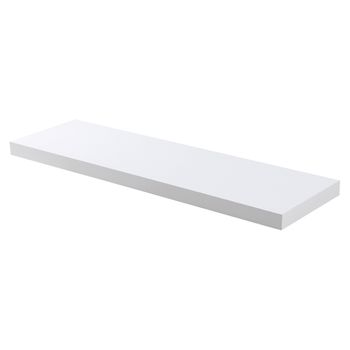 Acomoda Textil – Estantería Para Pared 3 Diferentes Tamaños. Balda Flotante Decorativa De Madera Con Fijación Invisible, Estante Para Dormitorio, Cocina, Baño Y Oficina Blanco. (50x22,8x3,4 Cm)