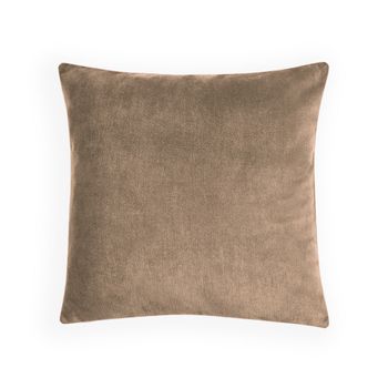 Acomoda Textil – 4 Fundas De Cojín Terciopelo 50x50 Cm. (camel)