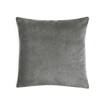 Acomoda Textil – 4 Fundas De Cojín Terciopelo 50x50 Cm. (gris)