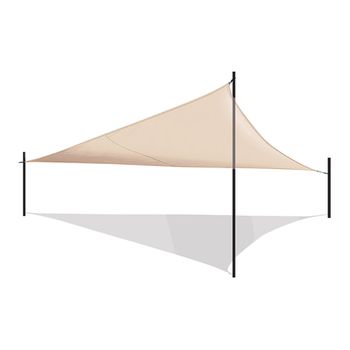 Toldo Vela Triangular Beige 150 gr./m2 - Jardin202