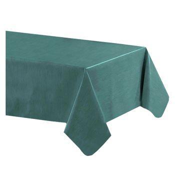 Acomoda Textil – Mantel Antimanchas Rectangular De Hule Al Corte. Mantel Liso Elegante, Impermeable, Resistente Y Lavable Para Mesa, Ideal Para Interior Y Exterior. (azul, 140x200 Cm)