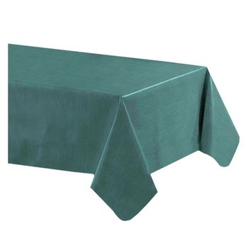 Acomoda Textil – Mantel Antimanchas Rectangular De Hule Al Corte. Mantel Liso Elegante, Impermeable, Resistente Y Lavable Para Mesa, Ideal Para Interior Y Exterior. (azul, 140x240 Cm)