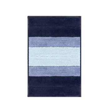 Acomoda Textil – Alfombra De Baño Suave Y Absorbente Para Ducha 40x60 Cm. Alfombrilla De Pelo Gruesa Y Antideslizante De Bañera Lavable Y Cómoda. (1 Unidad, Azul)