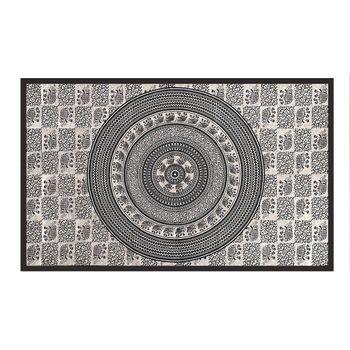 Acomoda Textil – Toalla De Playa Grande 100% Algodón 135x210 Cm. Mandala Pareo Decorativo Para Picnic O Tapiz De Pared, Ligero, Cómodo Y Suave 135x210 Cm.