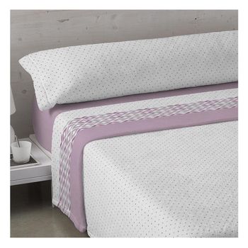 Juego De Sábanas Térmicas De Invierno, Ropa De Cama 3 Piezas(cama 135,  Triángulo Aguamarina)- Home Mercury con Ofertas en Carrefour