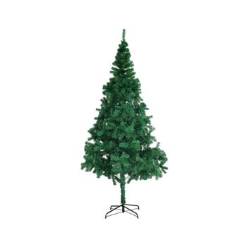 Acomoda Textil – Árbol De Navidad Con Soporte Para Decorar El Hogar Y Comercio. Pino Artificial De Navidad Desmontable, Plegable Y Resistente. (verde, 210 Cm)