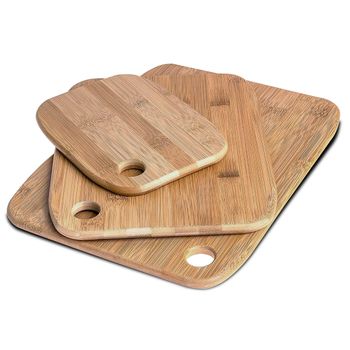 Pack 2 Unids - Tabla Cortar De Madera De Bambu Con Ranura 38x25,5 Cm.. con  Ofertas en Carrefour