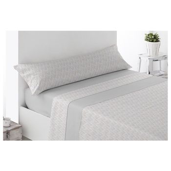 Acomoda Textil – Juego De Sábanas Térmicas De Pirineo. Sábanas De Invierno Tejido Polar Para Cama Individual Y Matrimonio, 3 Piezas Ropa De Cama Ajustable, Cálida Y Suave. (pinatar Gris, 90 Cm)