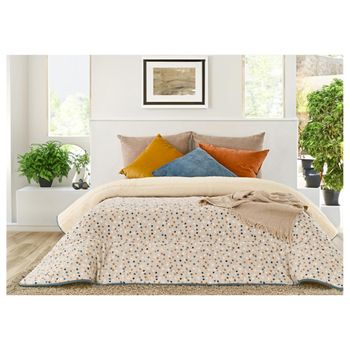 Edredón Nórdico Estampado Cama 135/140cm Flow Reversible Coral Donegal  Collections con Ofertas en Carrefour