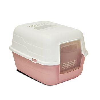 Arenero Gato Forma Cajón Cubierto Para Gatitos Bandeja Sanitaria Plástica  Para Gatos 53x41x41cm Rosa con Ofertas en Carrefour