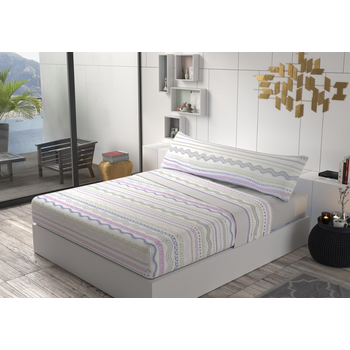 Juego Sábanas 3 Piezas Verano 521 Burrito Blanco Cama 135 Cm Beige con  Ofertas en Carrefour