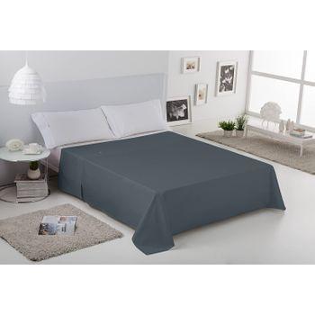 Sábana Encimera Gris Lisa Cama 90cm Donegal Collections