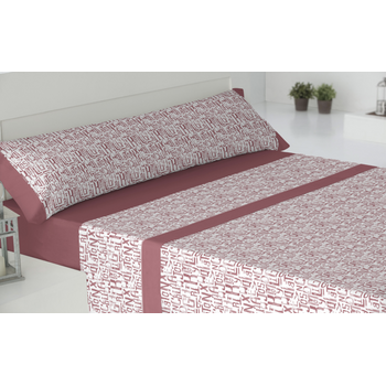 Juego De Sábanas Cuatro Piezas Invierno Franela Tuly Cama De 160 Cm Nude  con Ofertas en Carrefour