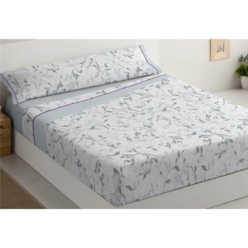 Juego De Sábanas Invierno Afelpadas Pirineo Suave Aruba Cama 135cm Gris  Donegal con Ofertas en Carrefour