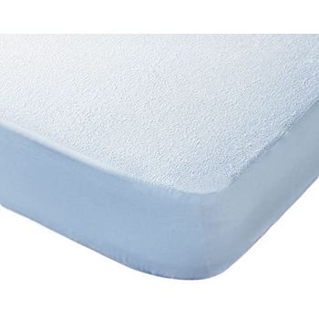 Protector De Colchón Rizo Micro Transpirable Donegal Cama 80cm Blanco