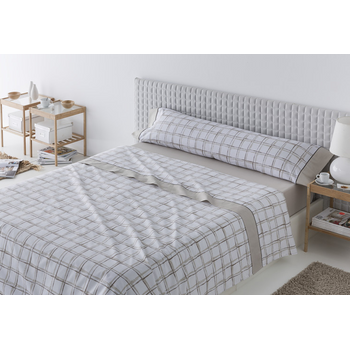 Juego Sábanas Franela Tres Piezas Paduana Nairobi Cama 150 Beige con  Ofertas en Carrefour