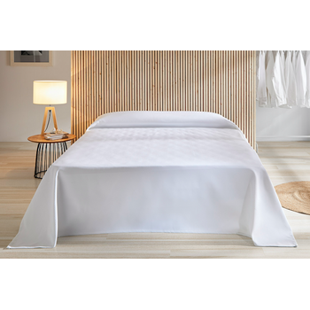 Colcha Pique De Verano Asis Blanco Cama 90cm 180x270cm