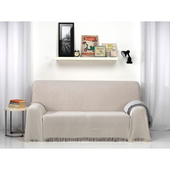 Funda Chaiselongue Acolchada Reversible 280 Brazo Izquierdo Spirit Marfil  con Ofertas en Carrefour