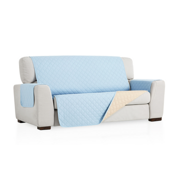 Funda de sofá chaise-longue 3 Plazas ELEGANT REVERSIBLE- ADAPTABLE A AMBOS  LADOS Crudo - Well-Home