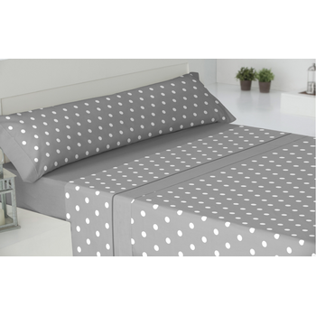 Donegal Collections - Juego de Sabanas Completo de Ropa de Cama - Sabanas  150 x 190 y Sabanas 150x200 - Tacto Extrasuave - Disponible Sabanas Cama  150 - Color Gris Oscuro - Fabricado en España. : : Hogar y cocina