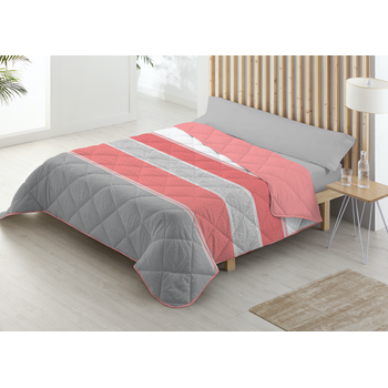 Edredón Nórdico 300gr Bicolor Reversible Cama 135/140cm Visón