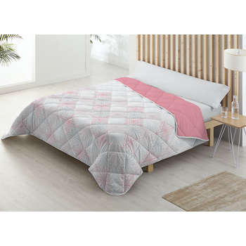 Edredón Nórdico 300gr Bicolor Reversible Cama 90cm Gris Oscuro / Gris Claro  Donegal Collections con Ofertas en Carrefour