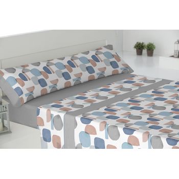 Juego De Sábanas Beige Cama 135x190/200 Cm Don Descanso Maia con Ofertas en  Carrefour