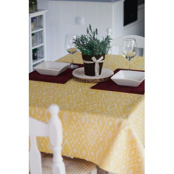 Mantel Impermeable Rectangular Amarillo 140x220cm