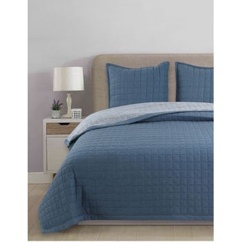 Colcha De Invierno Borreguito + Cojines Camomila Gris Cama 135cm 235x260cm  Donegal Collections con Ofertas en Carrefour