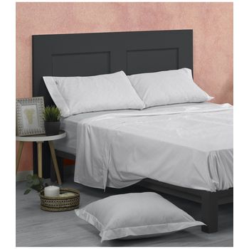 Juego De Sábanas Invierno Franela 100% Algodón Isabella Para Cama De 135  Gris con Ofertas en Carrefour