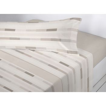 Juego De Sábanas Invierno Coralina Lisa Beige Cama 150cm Donegal con  Ofertas en Carrefour