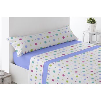 Juego De Sábanas Invierno Afelpadas Pirineo Suave Houston Cama 90cm Azul  Donegal con Ofertas en Carrefour