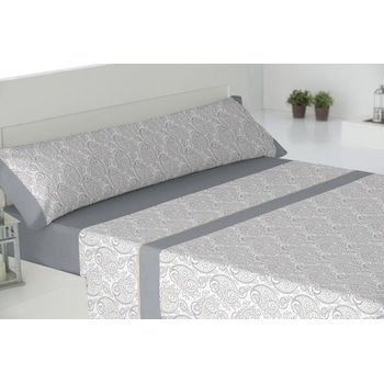 Juego De Sábanas Beige Cama 135x190/200 Cm Don Descanso Maia con Ofertas en  Carrefour