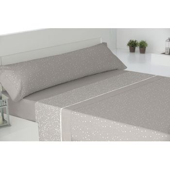 Juego De Sábanas Tres Piezas Donegal Lluvia Cama 90 Cm Beige