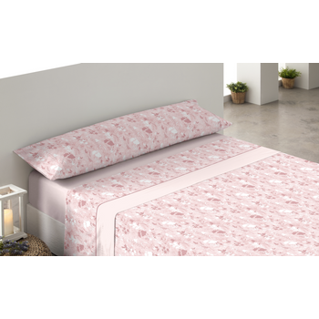 Juego De Sabanas Infantil / Juvenil Moon Pink Cama De 90 X 190/200