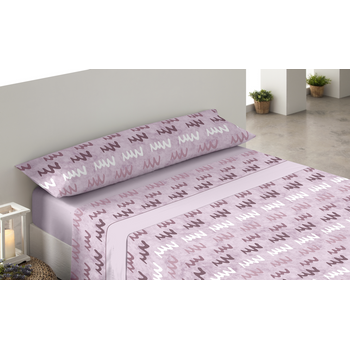 Juego De Sábanas Tres Piezas Donegal Succ Cama 105 Cm Rosa