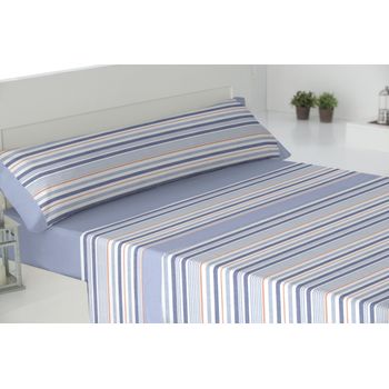 Juego De Sábanas 3 Piezas Luny Azul Cama 105cm Donegal Collections