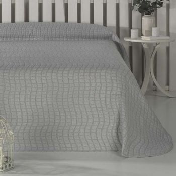 Colcha Bouti Aquech Cama 90cm Gris Donegal Collections