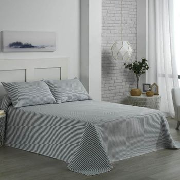 Colcha Bouti Menorca Cama 105cm Gris Donegal Collections