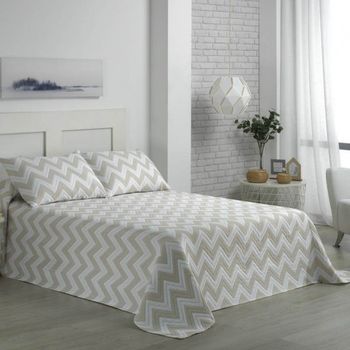 Colcha Bouti Reversible Y Funda De Cojín Donegal Cabugao Cama 90 Cm Cotton  Feeling con Ofertas en Carrefour