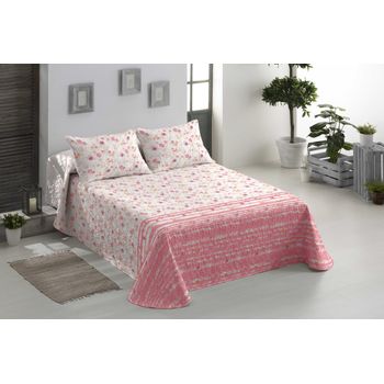 Colcha Bouti Estampada + Fundas Cojines Lena Cama De 90cm 180x260cm con  Ofertas en Carrefour