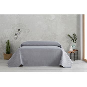 Colcha lisa Reversible Blanco cama 90 cm - 180x270 cm