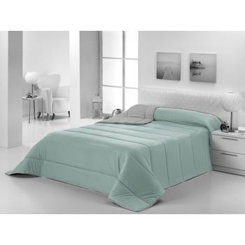 Edredón Nórdico 300gr Bicolor Reversible Cama 80cm Aqua / Gris